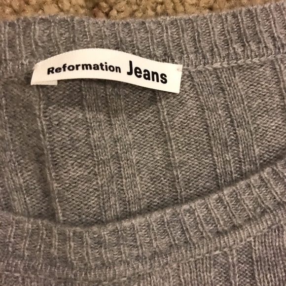 Reformation | Sweaters | Reformation Cashmere Wool Crop Sweater Nwt | Poshmark